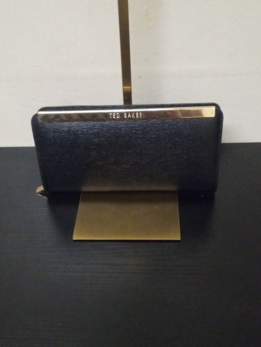 Ted Baker Epi Textured Leather Clutch